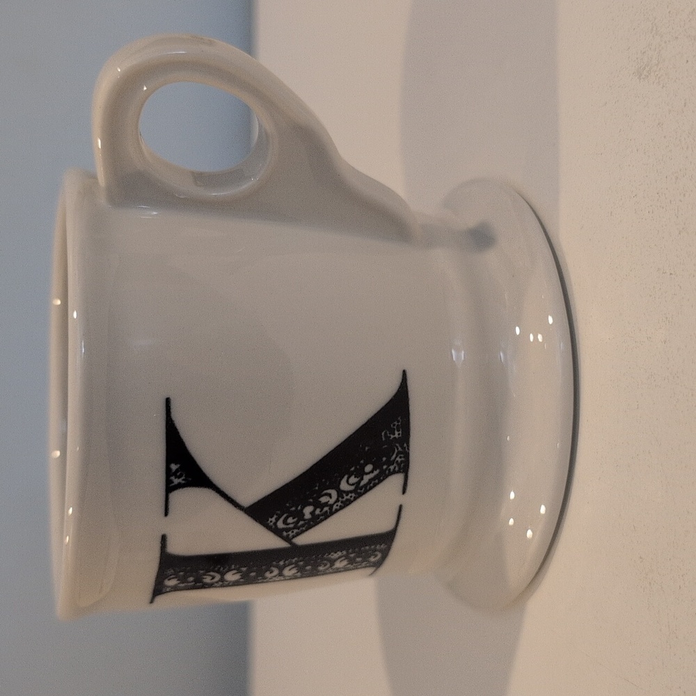 Anthropologie Ceramic Monogram Initial K Coffee Mug